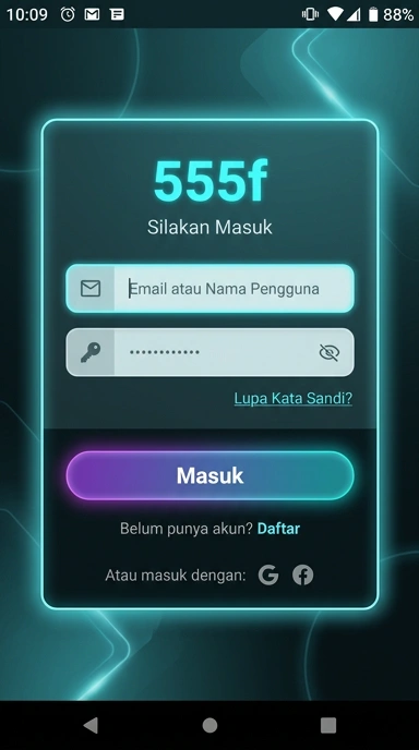 Masuk Akun 555f untuk Pengguna Android