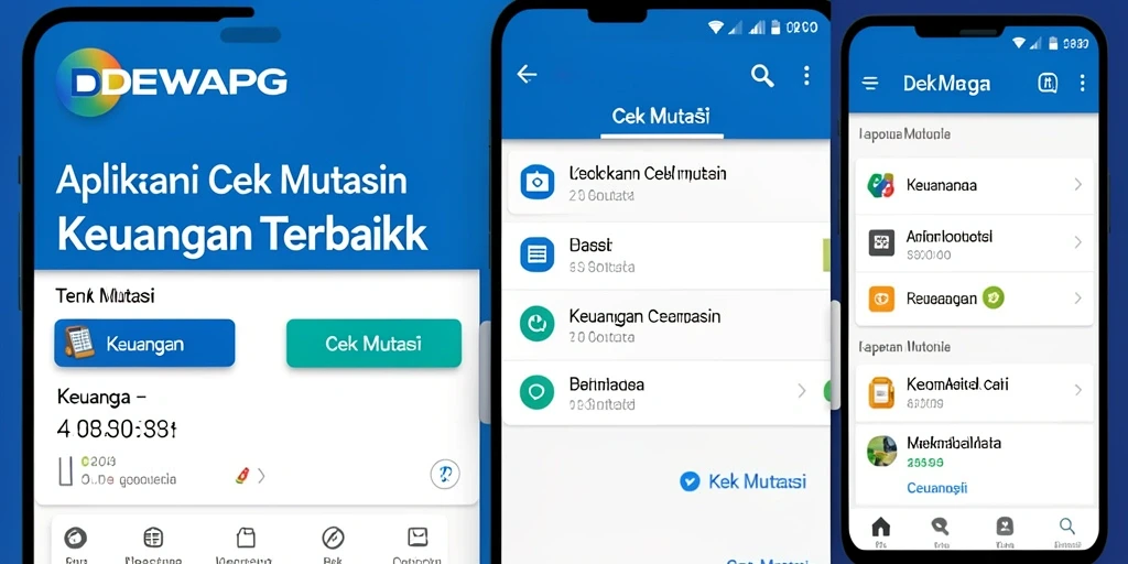 Tampilan antarmuka DEWAPG yang sederhana dan informatif.