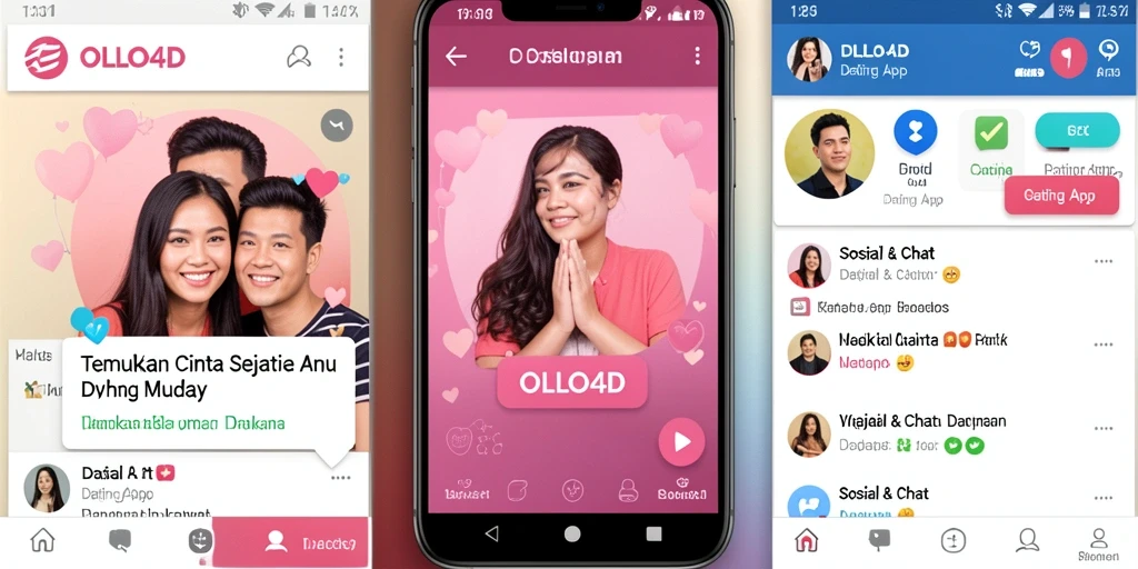 Antarmuka pengguna OLLO4D yang ramah dan menarik.
